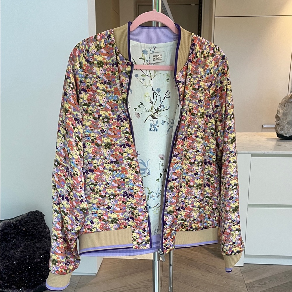 Scotch & Soda Colorful Floral Jacket